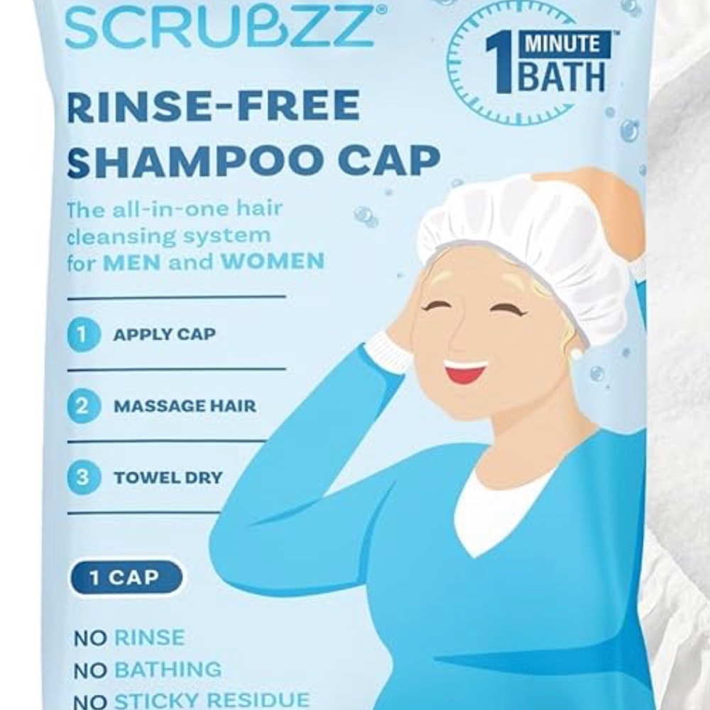 Scrubzz Rinse-Free Shampoo Cap